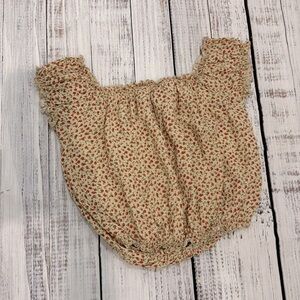 Brandy Melville Floral Crop Top - One Size